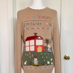 Cross Stitch Granny Sweater